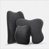 Xenric Car Comfort Cushion Bundle – Lumbar, Neck & Back Support Memory Foam Set