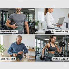 Xenric Orthopedic LS Belt – Lumbar Support Belt for Lower Back Pain Relief & Spine Support