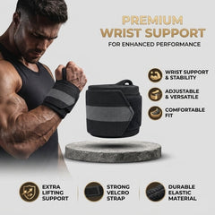 Xenric Adjustable Wrist Support for Gym | Weightlifting Wrist Brace